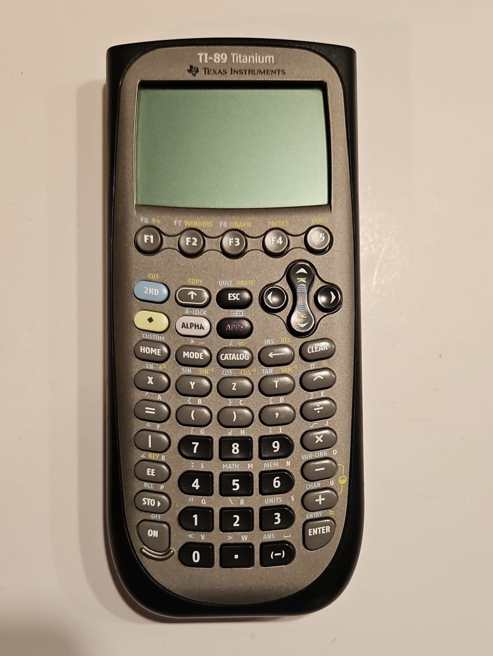 Texas Instruments TI-89 Titanium Graphing Calculator - Gray/Black